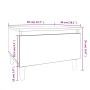 Mesa auxiliar de madera contrachapada blanco 50x46x35 cm de vidaXL, Mesas auxiliares - Ref: Foro24-819500, Precio: 34,99 €, D...