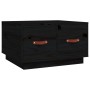 Mesa de centro de madera maciza de pino negro 60x53x35 cm de vidaXL, Mesas de centro - Ref: Foro24-820970, Precio: 69,71 €, D...