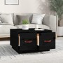 Mesa de centro de madera maciza de pino negro 60x53x35 cm de vidaXL, Mesas de centro - Ref: Foro24-820970, Precio: 69,71 €, D...