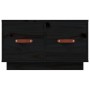 Mesa de centro de madera maciza de pino negro 60x53x35 cm de vidaXL, Mesas de centro - Ref: Foro24-820970, Precio: 69,71 €, D...