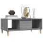 Gray Sonoma plywood coffee table 90x50x36.5 cm by vidaXL, Coffee table - Ref: Foro24-821066, Price: 48,09 €, Discount: %