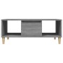 Gray Sonoma plywood coffee table 90x50x36.5 cm by vidaXL, Coffee table - Ref: Foro24-821066, Price: 48,09 €, Discount: %