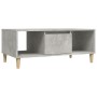 Mesa de centro madera contrachapada gris hormigón 90x50x36,5 cm de vidaXL, Mesas de centro - Ref: Foro24-821064, Precio: 46,7...