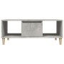 Mesa de centro madera contrachapada gris hormigón 90x50x36,5 cm de vidaXL, Mesas de centro - Ref: Foro24-821064, Precio: 46,7...