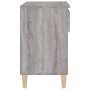 Mueble zapatero madera contrachapada gris Sonoma 70x36x60 cm de vidaXL, Zapateros y organizadores de calzado - Ref: Foro24-81...