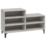 Mueble zapatero madera contrachapada gris hormigón 102x36x60 cm de vidaXL, Zapateros y organizadores de calzado - Ref: Foro24...