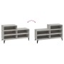 Concrete gray plywood shoe rack furniture 102x36x60 cm by vidaXL, Shoe racks and shoe organizers - Ref: Foro24-819736, Price:...