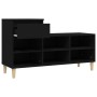 Black plywood shoe cabinet 102x36x60 cm by vidaXL, Shoe racks and shoe organizers - Ref: Foro24-821205, Price: 71,32 €, Disco...