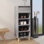 Mueble zapatero madera contrachapada gris Sonoma 40x36x105 cm de vidaXL, Zapateros y organizadores de calzado - Ref: Foro24-8...