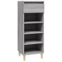 Plywood gray Sonoma shoe cabinet 40x36x105 cm by vidaXL, Shoe racks and shoe organizers - Ref: Foro24-819778, Price: 47,64 €,...