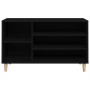 Mueble zapatero madera contrachapada negro 102x36x60 cm de vidaXL, Zapateros y organizadores de calzado - Ref: Foro24-819741,...