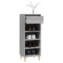 Plywood gray Sonoma shoe cabinet 40x36x105 cm by vidaXL, Shoe racks and shoe organizers - Ref: Foro24-819778, Price: 47,64 €,...