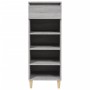 Plywood gray Sonoma shoe cabinet 40x36x105 cm by vidaXL, Shoe racks and shoe organizers - Ref: Foro24-819778, Price: 47,64 €,...