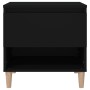 Mesitas de noche 2 uds contrachapada negro 50x46x50 cm de vidaXL, Mesitas de noche - Ref: Foro24-819535, Precio: 62,10 €, Des...