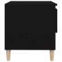 Mesitas de noche 2 uds contrachapada negro 50x46x50 cm de vidaXL, Mesitas de noche - Ref: Foro24-819535, Precio: 62,10 €, Des...