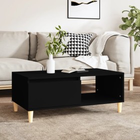 Mesa de centro madera contrachapada negro 90x50x36,5 cm de vidaXL, Mesas de centro - Ref: Foro24-821045, Precio: 45,99 €, Des...