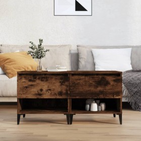 Side tables 2 units smoked oak plywood 50x46x50 cm by vidaXL, Side tables - Ref: Foro24-819559, Price: 87,99 €, Discount: %