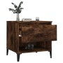 Side tables 2 units smoked oak plywood 50x46x50 cm by vidaXL, Side tables - Ref: Foro24-819559, Price: 86,90 €, Discount: %