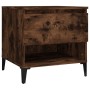 Side tables 2 units smoked oak plywood 50x46x50 cm by vidaXL, Side tables - Ref: Foro24-819559, Price: 86,90 €, Discount: %