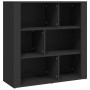 Aparador de madera contrachapada negro 80x30x80 cm de vidaXL, Aparadores - Ref: Foro24-819485, Precio: 67,83 €, Descuento: %