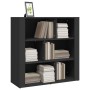 Aparador de madera contrachapada negro 80x30x80 cm de vidaXL, Aparadores - Ref: Foro24-819485, Precio: 67,83 €, Descuento: %