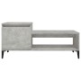 Mesa de centro madera contrachapada gris hormigón 100x50x45 cm de vidaXL, Mesas de centro - Ref: Foro24-821136, Precio: 47,99...