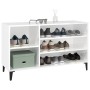 Shoe cabinet made of white glossy plywood, 102x36x60 cm by vidaXL, Shoe racks and shoe organizers - Ref: Foro24-819750, Price...