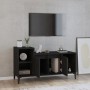 Black plywood TV cabinet 100x35x55 cm by vidaXL, TV Furniture - Ref: Foro24-821181, Price: 55,99 €, Discount: %