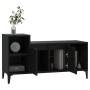 Black plywood TV cabinet 100x35x55 cm by vidaXL, TV Furniture - Ref: Foro24-821181, Price: 55,99 €, Discount: %