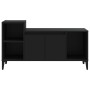 Black plywood TV cabinet 100x35x55 cm by vidaXL, TV Furniture - Ref: Foro24-821181, Price: 55,99 €, Discount: %