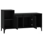 Black plywood TV cabinet 100x35x55 cm by vidaXL, TV Furniture - Ref: Foro24-821181, Price: 55,99 €, Discount: %