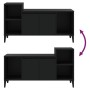 Black plywood TV cabinet 100x35x55 cm by vidaXL, TV Furniture - Ref: Foro24-821181, Price: 55,99 €, Discount: %