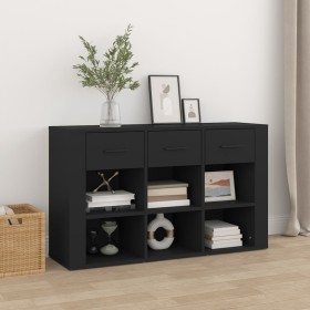 Black plywood sideboard 100x30x59.5 cm by vidaXL, Sideboards - Ref: Foro24-821005, Price: 110,99 €, Discount: %