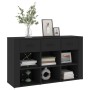 Aparador de madera contrachapada negro 100x30x59,5 cm de vidaXL, Aparadores - Ref: Foro24-821005, Precio: 111,25 €, Descuento: %