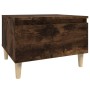 Mesa auxiliar madera contrachapada roble ahumado 50x46x35 cm de vidaXL, Mesas auxiliares - Ref: Foro24-819510, Precio: 41,99 ...