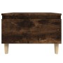 Mesa auxiliar madera contrachapada roble ahumado 50x46x35 cm de vidaXL, Mesas auxiliares - Ref: Foro24-819510, Precio: 41,99 ...