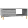 Sonoma gray plywood coffee table 90x50x36.5 cm by vidaXL, Coffee table - Ref: Foro24-821050, Price: 68,03 €, Discount: %