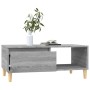 Sonoma gray plywood coffee table 90x50x36.5 cm by vidaXL, Coffee table - Ref: Foro24-821050, Price: 68,03 €, Discount: %