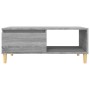 Sonoma gray plywood coffee table 90x50x36.5 cm by vidaXL, Coffee table - Ref: Foro24-821050, Price: 68,03 €, Discount: %