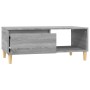 Sonoma gray plywood coffee table 90x50x36.5 cm by vidaXL, Coffee table - Ref: Foro24-821050, Price: 68,03 €, Discount: %