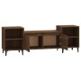 Oak brown plywood TV cabinet 160x35x55 cm by vidaXL, TV Furniture - Ref: Foro24-821203, Price: 96,41 €, Discount: %