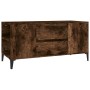 Smoked oak plywood TV cabinet 102x44.5x50 cm by vidaXL, TV Furniture - Ref: Foro24-819609, Price: 80,99 €, Discount: %