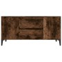 Smoked oak plywood TV cabinet 102x44.5x50 cm by vidaXL, TV Furniture - Ref: Foro24-819609, Price: 80,99 €, Discount: %