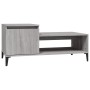 Mesa de centro madera contrachapada gris Sonoma 100x50x45 cm de vidaXL, Mesas de centro - Ref: Foro24-821138, Precio: 48,41 €...