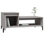 Mesa de centro madera contrachapada gris Sonoma 100x50x45 cm de vidaXL, Mesas de centro - Ref: Foro24-821138, Precio: 48,41 €...