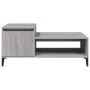 Mesa de centro madera contrachapada gris Sonoma 100x50x45 cm de vidaXL, Mesas de centro - Ref: Foro24-821138, Precio: 48,41 €...