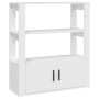 Aparador de madera contrachapada blanco 80x30x90 cm de vidaXL, Aparadores - Ref: Foro24-819460, Precio: 68,07 €, Descuento: %