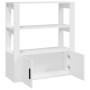 Aparador de madera contrachapada blanco 80x30x90 cm de vidaXL, Aparadores - Ref: Foro24-819460, Precio: 68,07 €, Descuento: %