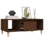 Oak brown plywood coffee table 90x50x36.5 cm by vidaXL, Coffee table - Ref: Foro24-821067, Price: 48,99 €, Discount: %