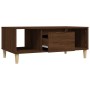 Oak brown plywood coffee table 90x50x36.5 cm by vidaXL, Coffee table - Ref: Foro24-821067, Price: 48,99 €, Discount: %